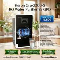 Heron Gro-2300-S RO Water Purifier 75 GPD