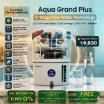 Aqua Grand Plus Premium Advanced Multi-9Stage RO + UV + Alkaline Water Purifier System