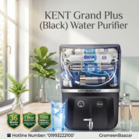 KENT Grand Plus (Black)( RO + UV + UF + TDS Control + UV LED Tank | 9L Tank) Water Purifier