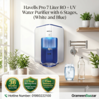 Havells Pro 7 Liter RO + UV Water Purifier with 6 Stages, (White and Blue)