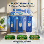 75 GPD Heron Blue RO Water Purifier (5 Stage)