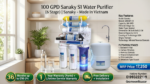 100 GPD Sanaky S1 Water Purifier (6 Stage) | Sanaky - Made In Vietnam