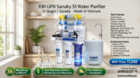 100 GPD Sanaky S1 Water Purifier (6 Stage) | Sanaky - Made In Vietnam