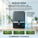 Aqua ERA I 9-Stage Filtration | RO + UV + Mineral Alkaline, Copper & Zinc Enriched Water Purifier | 9L Storage |