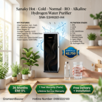 Sanaky Hot - Cold - Normal - RO - Alkaline Hydrogen Water Purifier SNK-S3HK001-H4